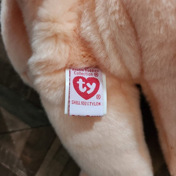 Ty 2001 Dearest Bear Beanie Buddy With Tags - Picture 8 of 8